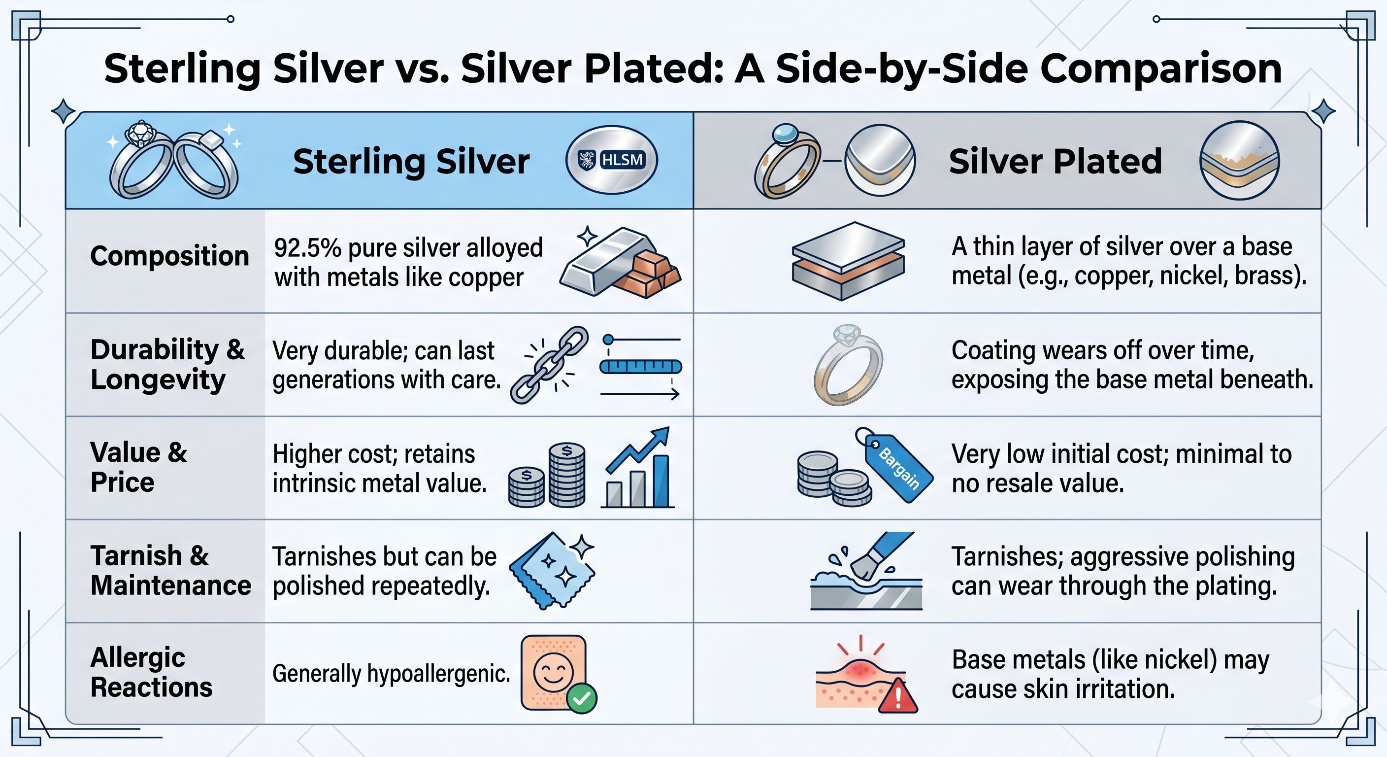 Sterling Silver Or Plated Silver